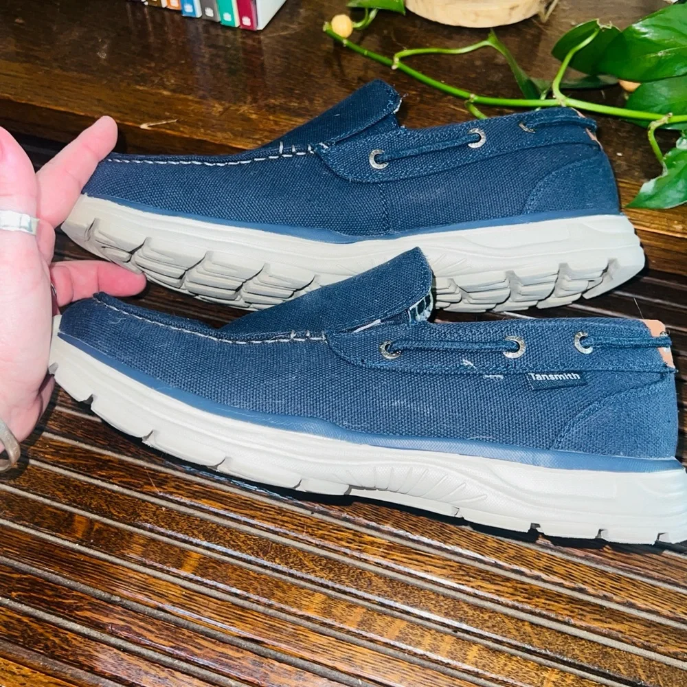 Navy Slip-On Loafers for‎ Men
